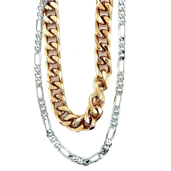 Silver & Gold Necklaces - Picture 1 of 5